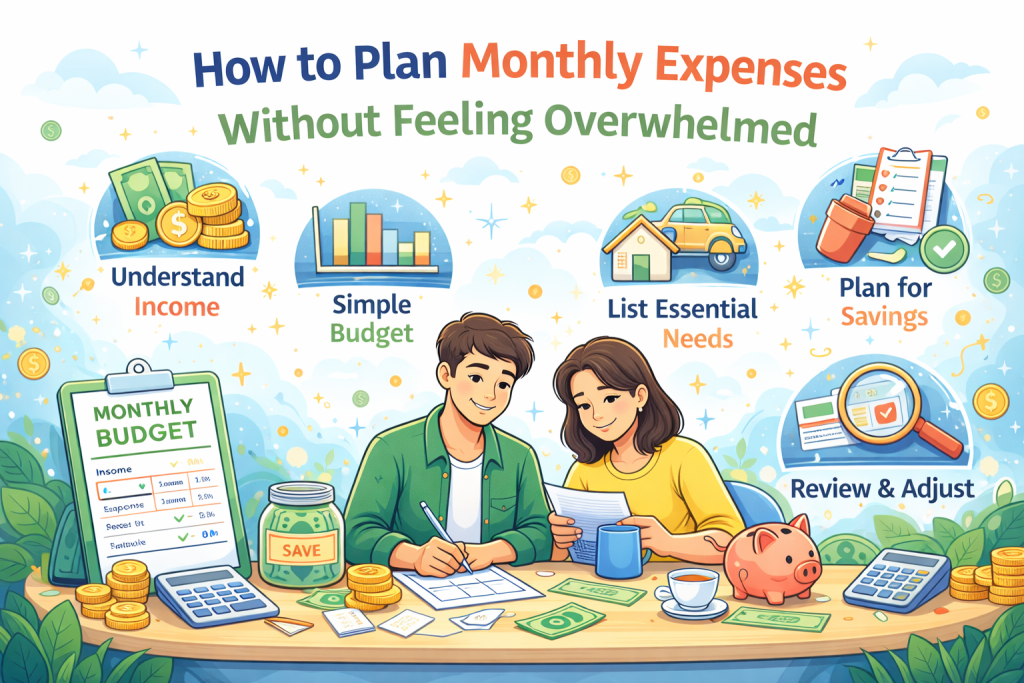 How to Plan Monthly Expenses Without Feeling Overwhelmed