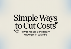 How to Reduce Unnecessary Expenses in Daily Life